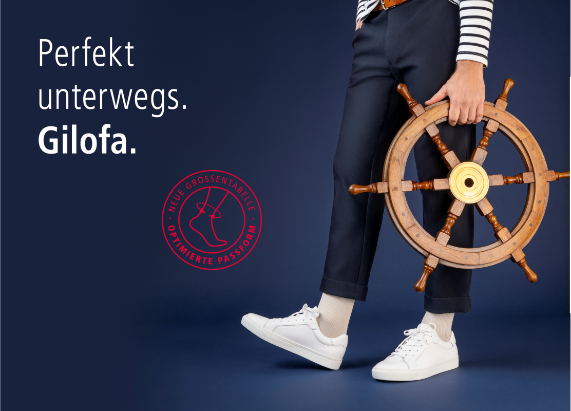 Perfekt unterwegs. Gilofa